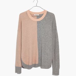 Madewell Westlake Colorblock Pullover Sweater